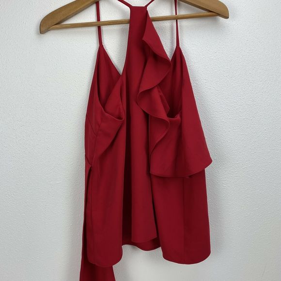 Amanda Uprichard Red Cairo Cami Tank Top - Picture 6 of 6